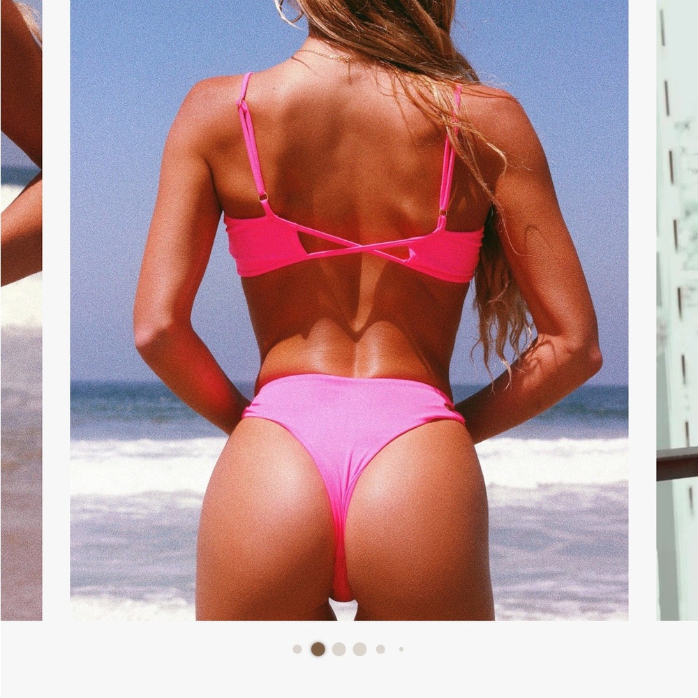 Siempre Golden hot pink Bikini Set - Picture 4 of 4